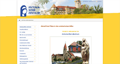 Desktop Screenshot of antonia-werr-zentrum.de